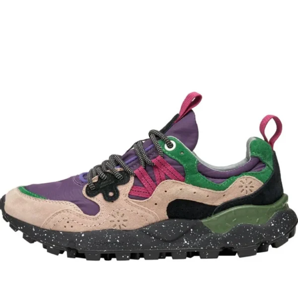 Donna Flower Mountain Donna | – Yamano 3 Woman Pink-Violet-Black Sole