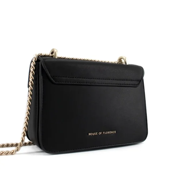 House Of Florence Borse | – Venus Bite Shoulder Bag Black