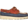 Uomo Sebago Uomo | – Keuka Campsides Blue DK Denim Brandy Birch