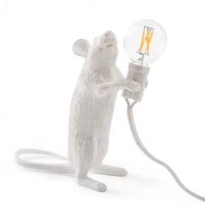 Seletti Arredo E Design | – Lampa in resina “Mouse Lamp-Step” cm.6×13,3 h. 14,5 in piedi USBART 15220