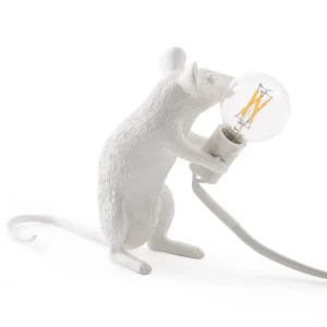 Seletti Arredo E Design | – Lampa in resina “Mouse Lamp-Mac” cm.6×13,3 h. 14,5 seduto USBART 15221