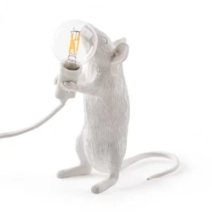 Seletti Arredo E Design | – Lampa in resina “Mouse Lamp-Step” cm.6×13,3 h. 14,5 in piedi USBART 15220