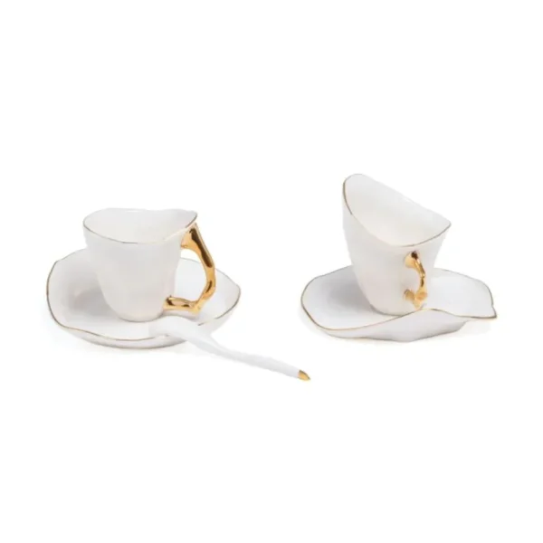Seletti Arredo E Design | Tavola E Cucina | – Set Caffè da 2 in Porcellana Meltdown