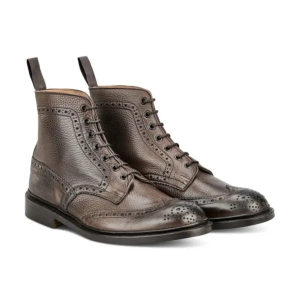 Uomo Uomo | Tricker’s England – Stow, Dark Brown Muflone, Vi-Lite Sole